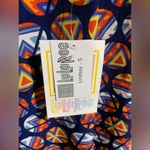 LuLaRoe Lindsay Blue Geometric Print Kimono Photo 7