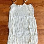 H&M FLAPPER FRINGE RETRO ART DECO 1920'S White Lined DRESS Women’s Size L Photo 5
