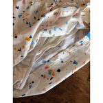 Fabletics White Multicolored Patterned Running Shorts Photo 4