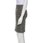 Alexander Wang  Black Printed Knee Length Pencil Skirt Size S/4 Photo 3
