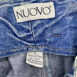 Vintage Denim Shorts High Waisted Juniors Embellished Waistband Cuffs Acid Wash Blue Size undefined Photo 3