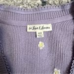 For Love & Lemons  Embroidered Daisy Crop Caridigan Photo 1