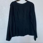 Geoffrey Beene  Sport 100% Silk Button Back Blouse Size 10 Photo 0