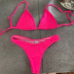 Koana Swim  Ribbed Pink Neon Bikini Photo 0