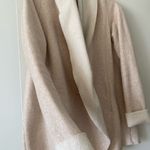Sanctuary Cream Coat, Front Wrap & Button | M Photo 2