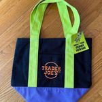 Trader Joes Multi Halloween Mini Canvas Tote Bag Purse Reusable LIMITED EDITION Black Photo 0