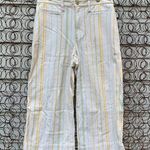 Madewell  Emmett Wide Leg Crop Pants Jeans Striped Photo 0