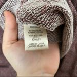 Max Studio  Tunic Hoodie Striped Hooded High/low Funnel Neck Burgundy Casual Cute Photo 11