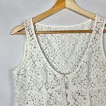Anthropologie  Odd Molly White Floral Lace Mini Dress 1 / S Photo 13