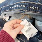 American Eagle  Mid Rise Stretch Barrel Ankle Jeans Blue 6 Petite Photo 2
