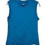 Aqua Blue Workout Tank Top Athletic Shirt Women’s Size Large Fitness Casual! Photo 0