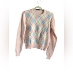 Brandy Melville  Pink and Blue Sweater Size Small Photo 3