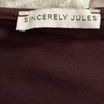 Burgundy sincerely jules shirt. Size XS. Red Photo 2