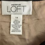 Loft Black Nude Sheer Lace Whimsy Goth Coquette Flowy Pleated Midi Skirt Size 14 Photo 2