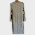 Reformation Stein Long Sleeve Henley Midi T Shirt Dress Size Large Photo 1