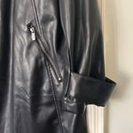 Bagatelle Black Trench Coat FAUX Photo 9