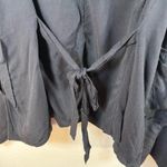 Simply Vera, Vera Wang Simply Vera Vera Wang Black Sleeveless Waterfall Vest SZ:1X Photo 4