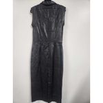 Free People Danni Vegan Leather Midi Dress Size XS Photo 7