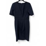 Club Monaco NWT | 6 | Matalin navy blue sheath dress short sleeves body con Photo 6
