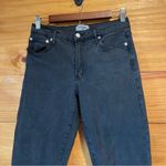 AGOLDE  Toni Mid Rise Straight Jeans in Feral Black 27 Photo 4
