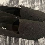 MIA  Black Textured Slip-Ons Size 10 Photo 2