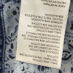 Pilcro Dark Denim Bustier Crop Top Blue Size 8 Photo 7