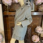 VINTAGE CIRCA 1990'S CHRISTY GIRL TAUPE & BLUE PLAID SHORTS' SUIT (12) Photo 5