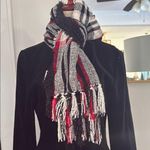 Striped Fringe Scarf Photo 0