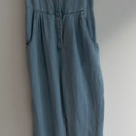 RVCA  Flasher Chambray Cotton Jumpsuit Blue Photo 0