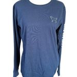 The Black Dog Classic Collection blue long sleeve crewneck t-shirt size XS Photo 0
