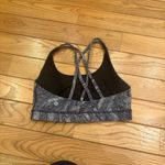 Lululemon Size 8 Energy Bra in Dimensional Icing Blue Multi-Color. Photo 4