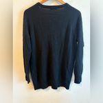 Equipment  Femme Black V Neck Cashmere Sweater Size Medium Photo 1