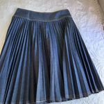 DKNY  denim pleated midi skirt  Photo 0