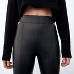 ZARA ❤️Bloggers Favorite❤️ NWT  CUT OUT FAUX LEATHER LEGGINGS Photo 9