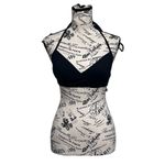 Abercrombie & Fitch Black Halter Bikini Top Women’s Swimwear Size S Photo 1