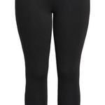 City Chic NEW Plus 16 1X Black Subtle Legging Pants Stretch Photo 1