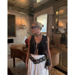 Tularosa  Rhapsody Disc Belt in Black New Womens Western Silver Photo 4