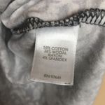 J.Jill  Women’s Boho Floral Paisley Print Gray White Blue Flare Sleeve Blouse Photo 7