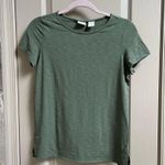 St. Tropez  West women basic t-shirt khaki olive cotton blend Sz XS Photo 1