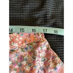 MODBE Floral Peach/White Chiffon Short Skirt Ruffle A Photo 4