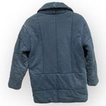 Madewell  Indigo Terry Sweatshirt Puffer Coat Size XXS Photo 4