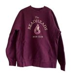 The Readheads Book Club Podcast Merch Sweatshirt Size Medium Red Photo 0