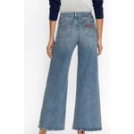 Johnny Was SASSON Grey Wash Mademoiselle Wide Leg Denim Jeans Women's Size 31 Photo 1