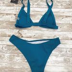 Zaful NWT Ribbed Front Closure 2-pc Bikini Set S Photo 1