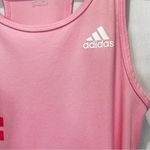 Adidas Women Pink Climalite Racerback Logo Tank Tops Size M 10/12 Photo 2