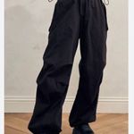 Urban Outfitters Black Parachute Pants Photo 1