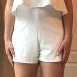 White Romper Size M Photo 0