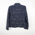 CAbi Mingle Tweed Textured Long Sleeves Half Zipper Blazer Jacket #723, Size 8 Photo 1