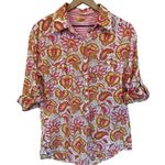 Roberta Roller Rabbit Cotton Button Down Top Photo 3