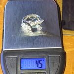 Natural Sky Blue Topaz Sterling Silver Artistic Bird Ring Size 8 Photo 9